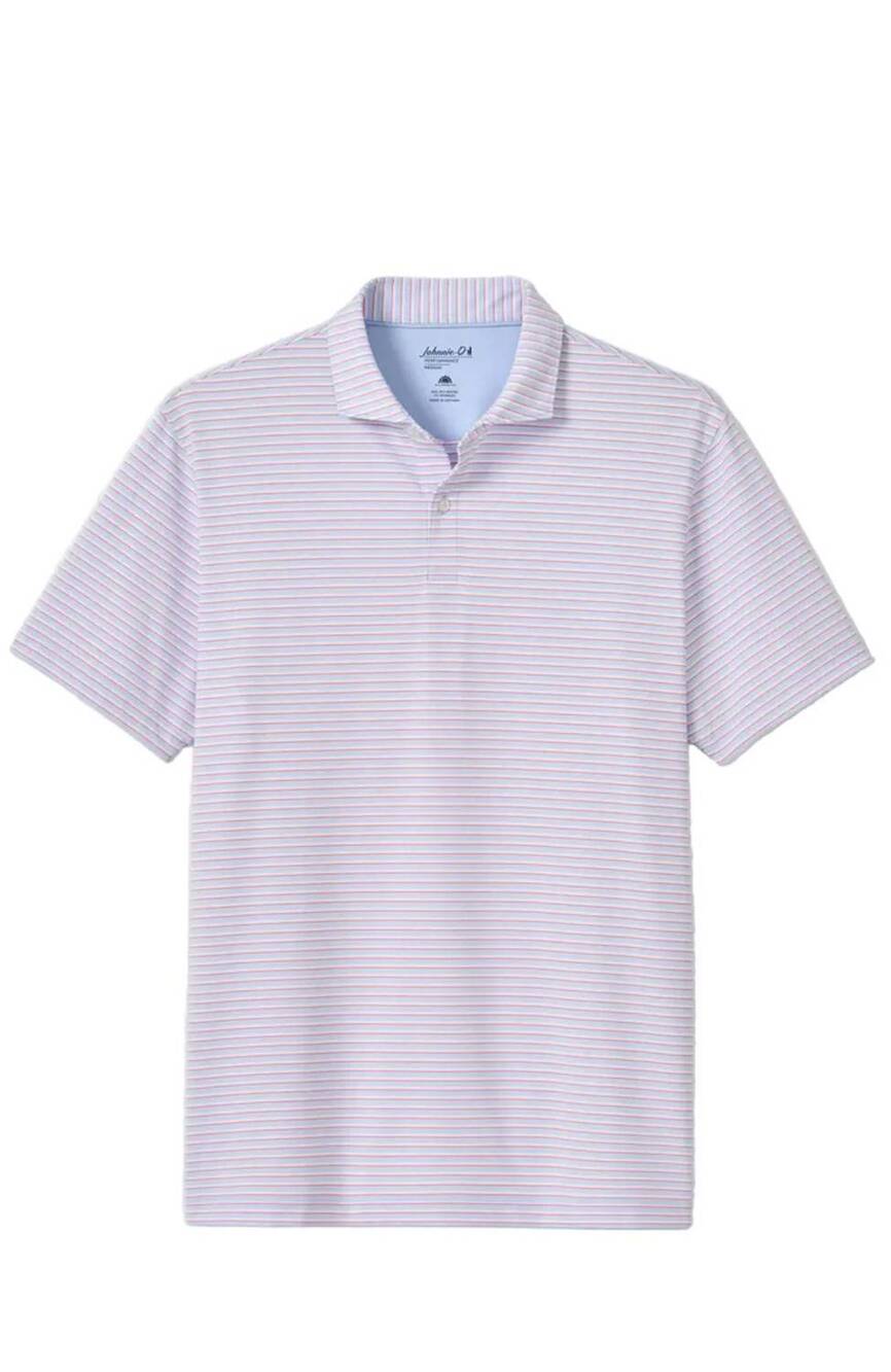 NEW JOHNNIE-O men's rez performance jersey polo in kona